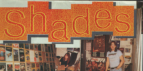 (Shades Records in St. Anne's Court in the 1980s)